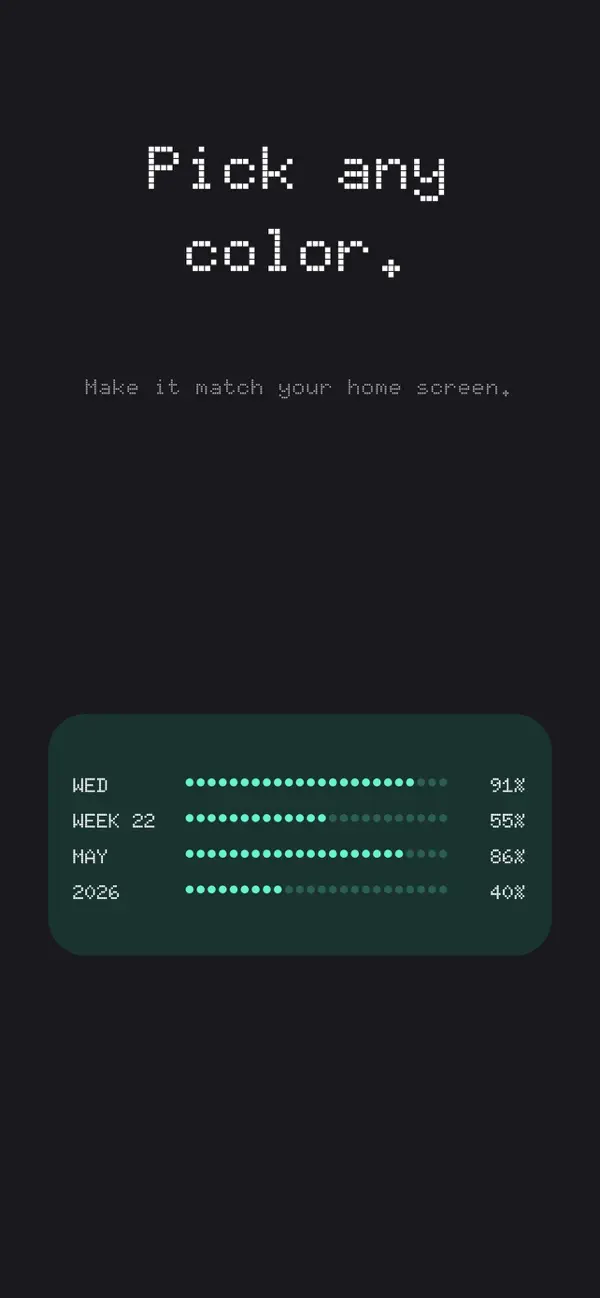 Screenshot #3 pour DOTS:. Year Progress