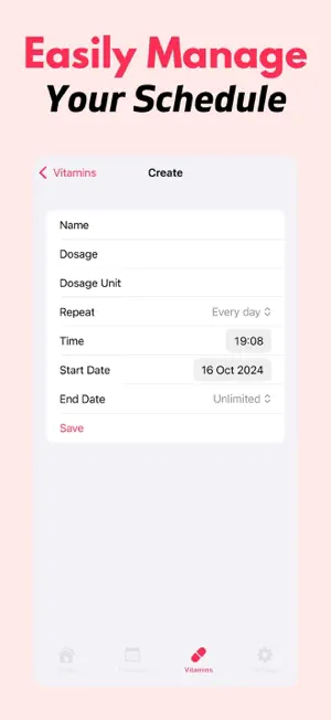 Vitamin Tracker Reminder VitUp screenshot 3
