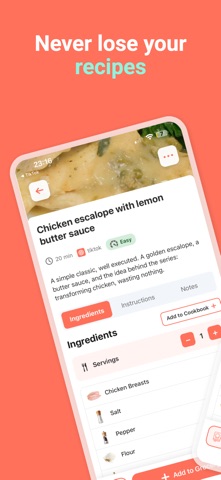 Plum: Recipe Keeper screenshot