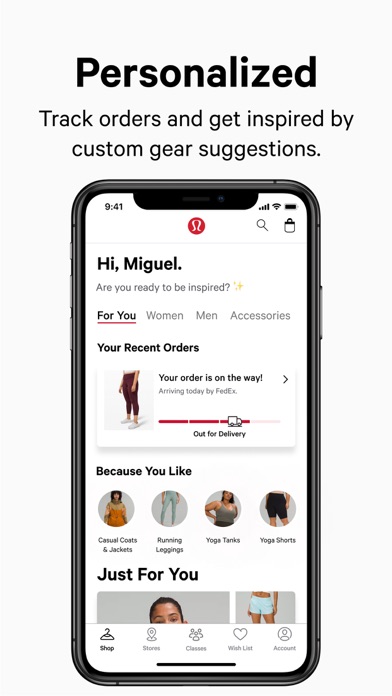 lululemon Screenshot