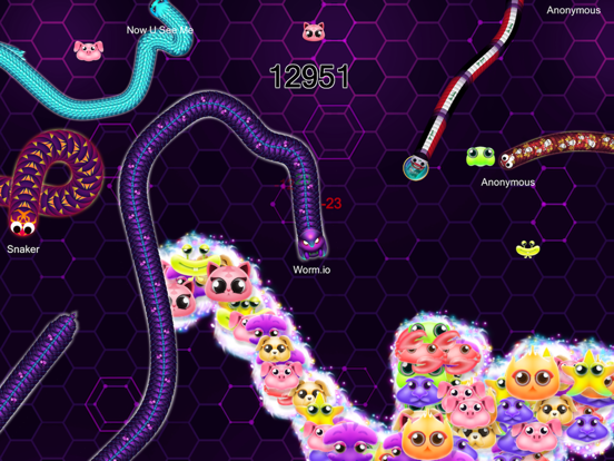 Worm.io - New Battle Worm Game iPad app afbeelding 3