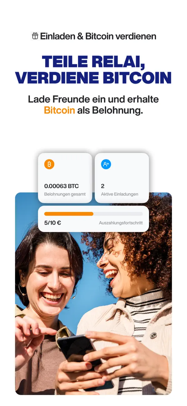 Relai: Bitcoin Kaufen iPhone App Screenshot 7 – Finanzen