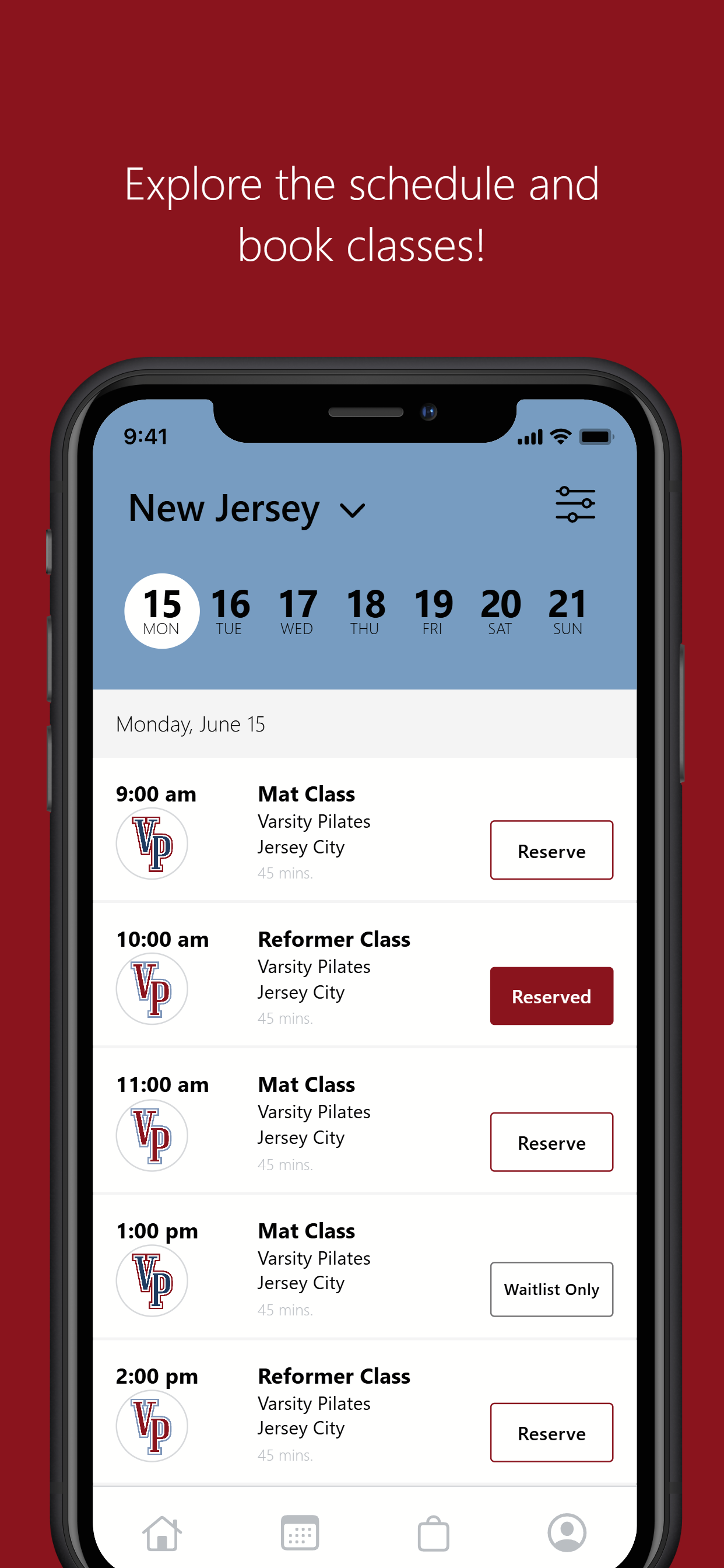 Varsity Pilates screenshot 3