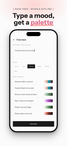 Pigmnt: AI Palette Generator screenshot