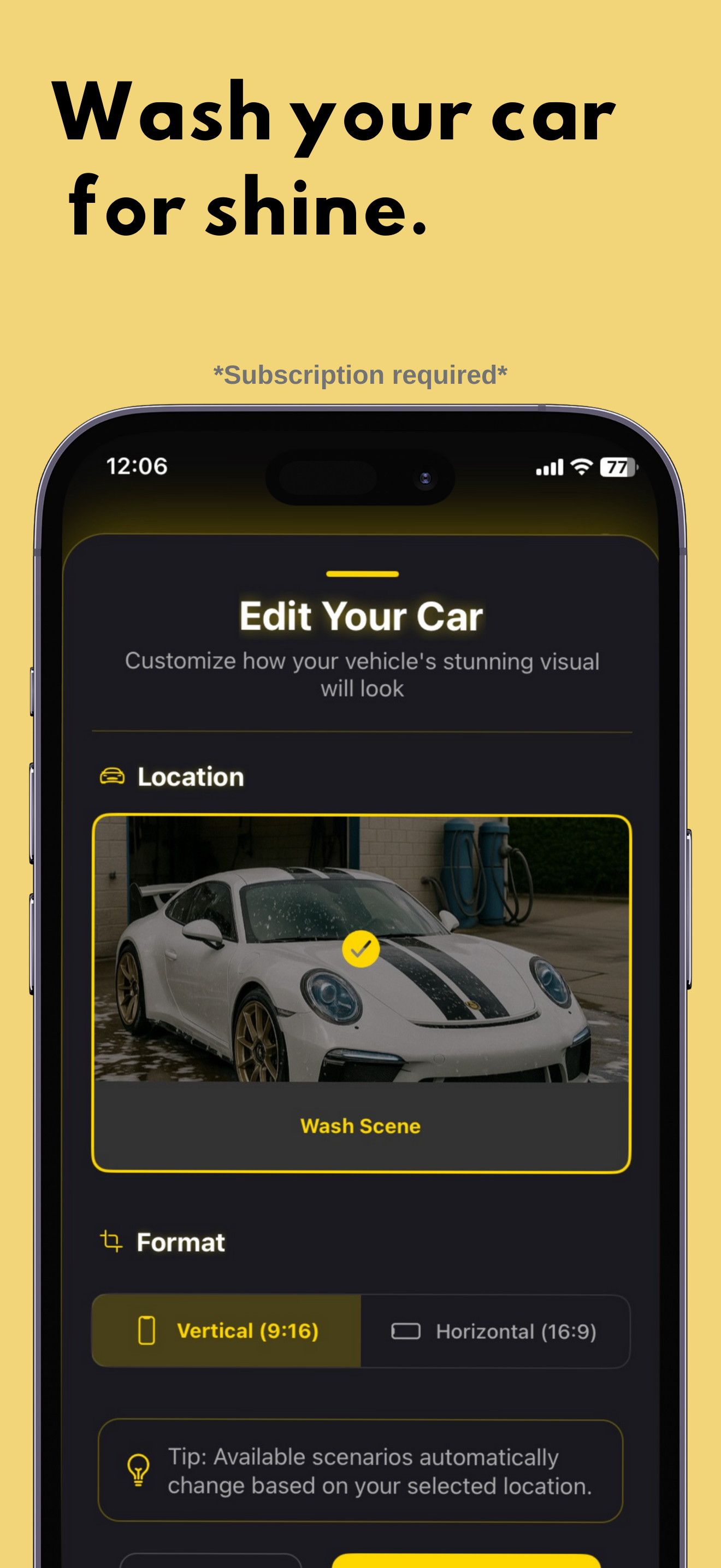 Carify: Roller Car Photo AI