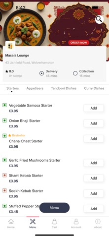 Masala Lounge Online screenshot