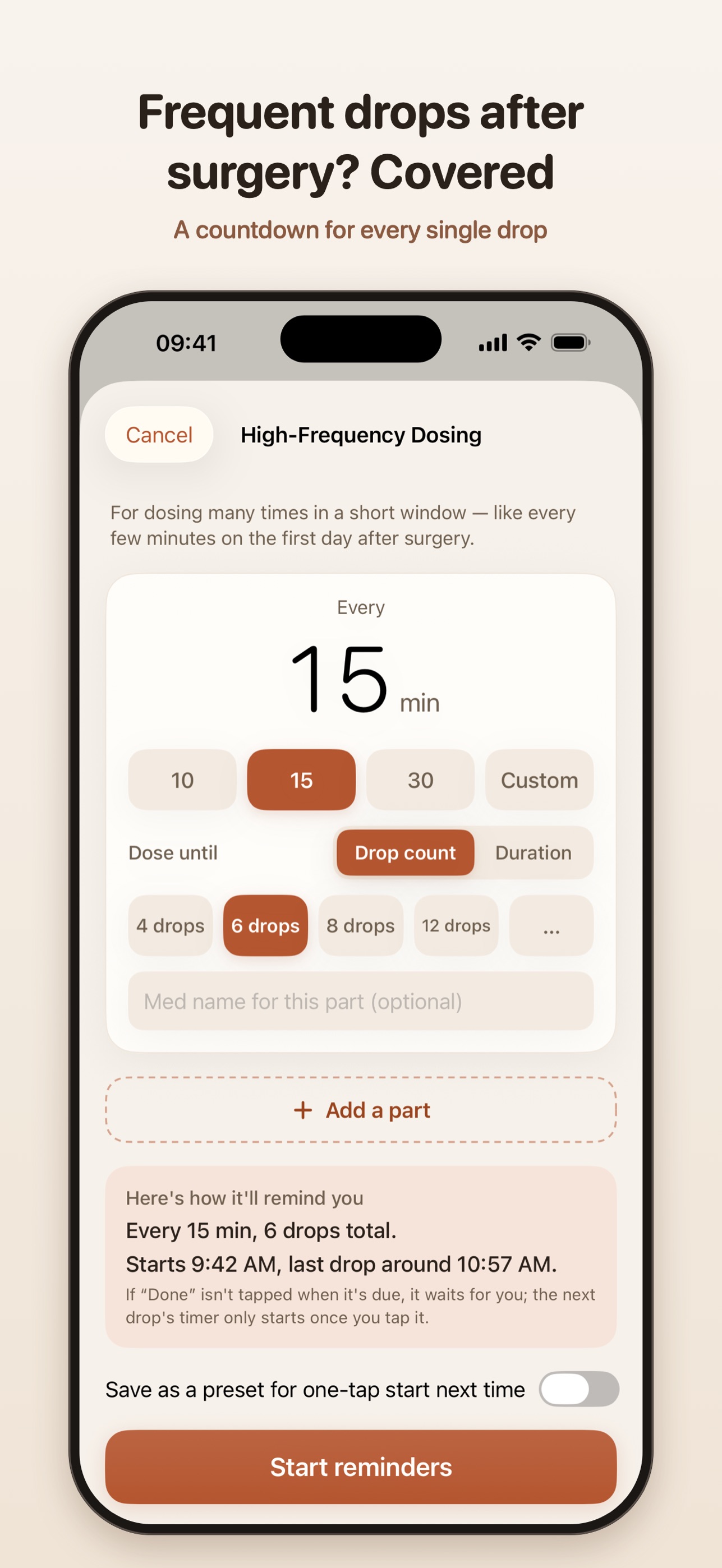 Screenshot 5 of Next Eyedrop: Drop Reminder