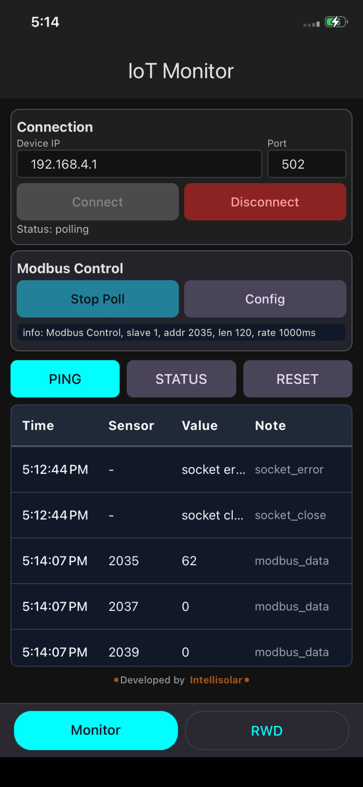 Intellisolar IoTMonitor