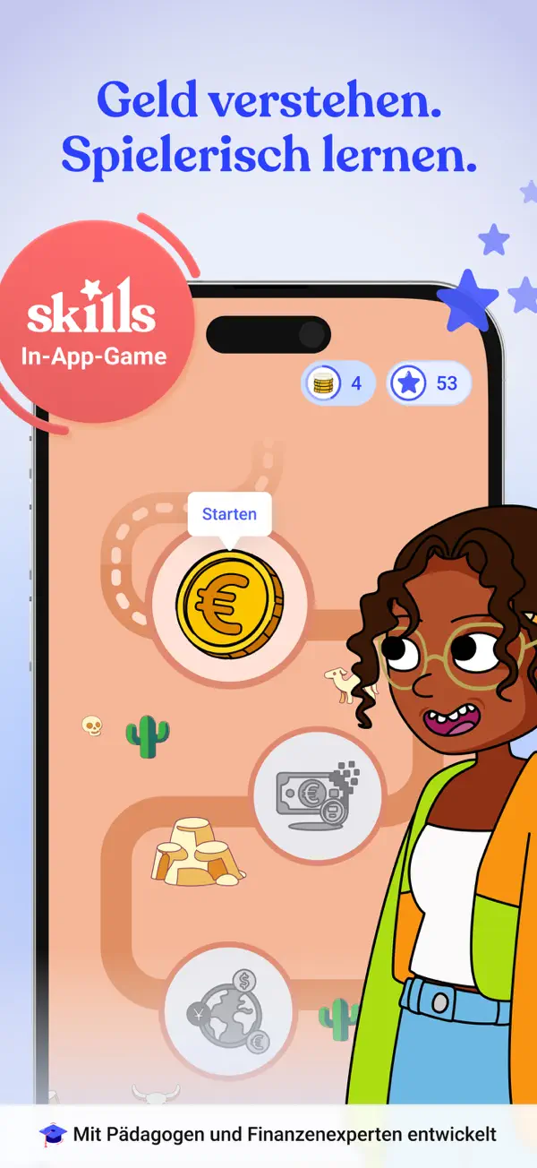 Bling: Taschengeld & Familie iPhone App Screenshot 9 – Bildung