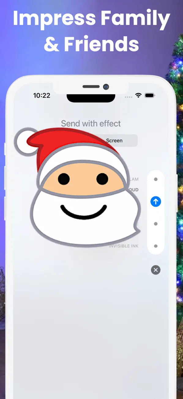 Screenshot #3 pour SantaMojis Santa Emojis