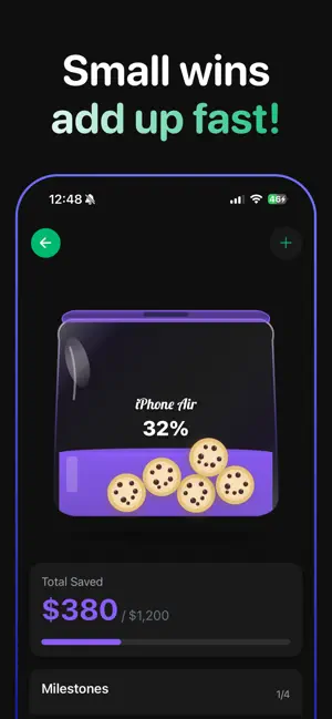 Cookie Jar: Savings Tracker screenshot 3