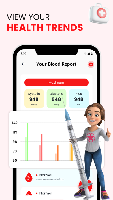 Blood Pressure Checker Appのおすすめ画像5
