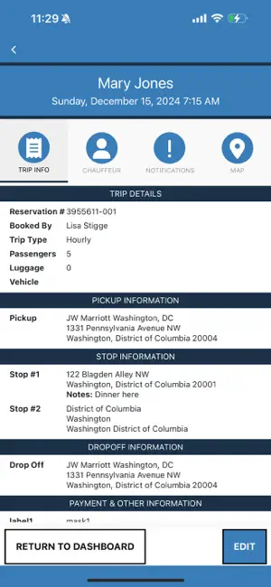 LimoLink Voyager screenshot 4
