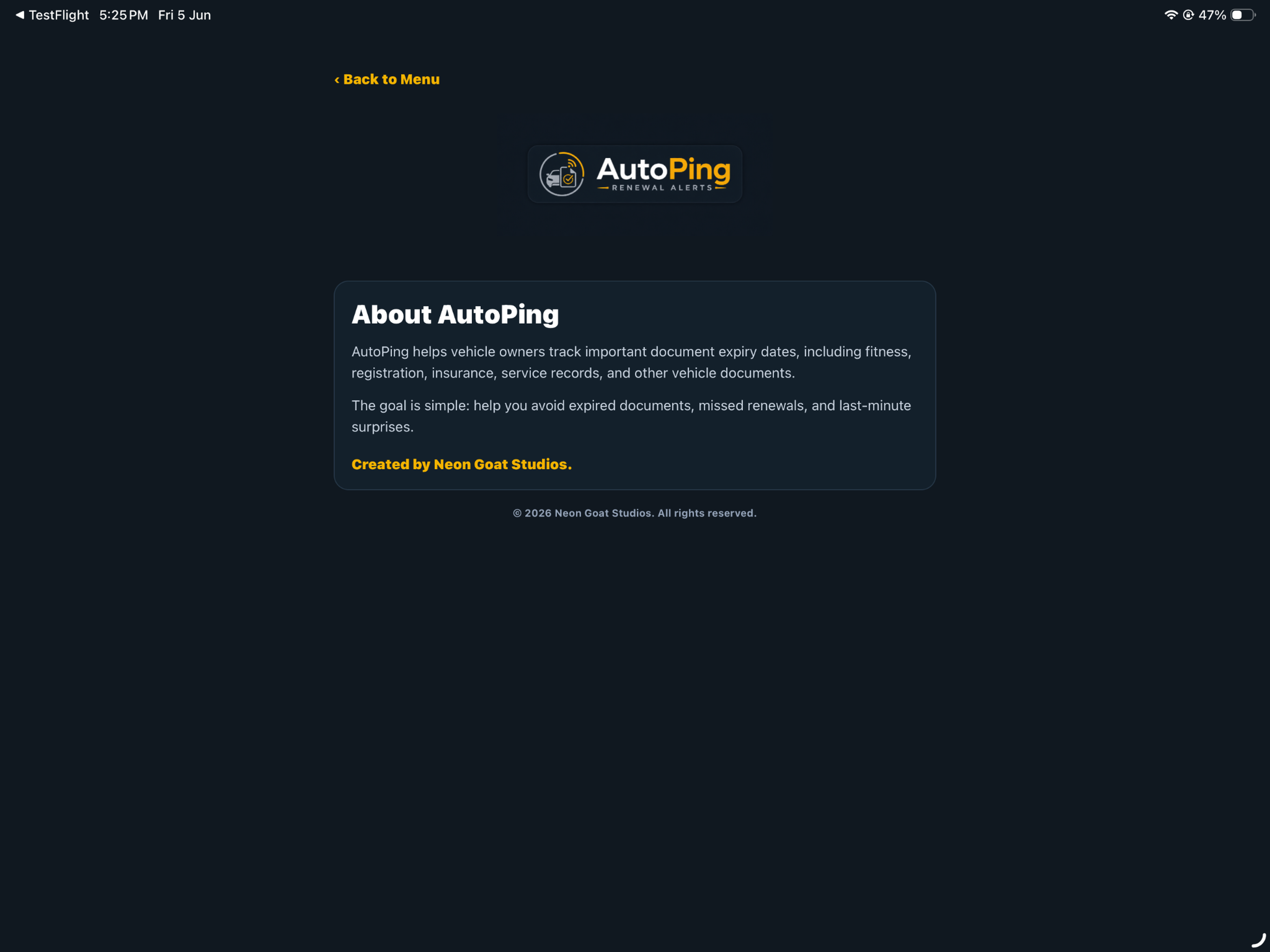 Auto Ping Renewal Alerts