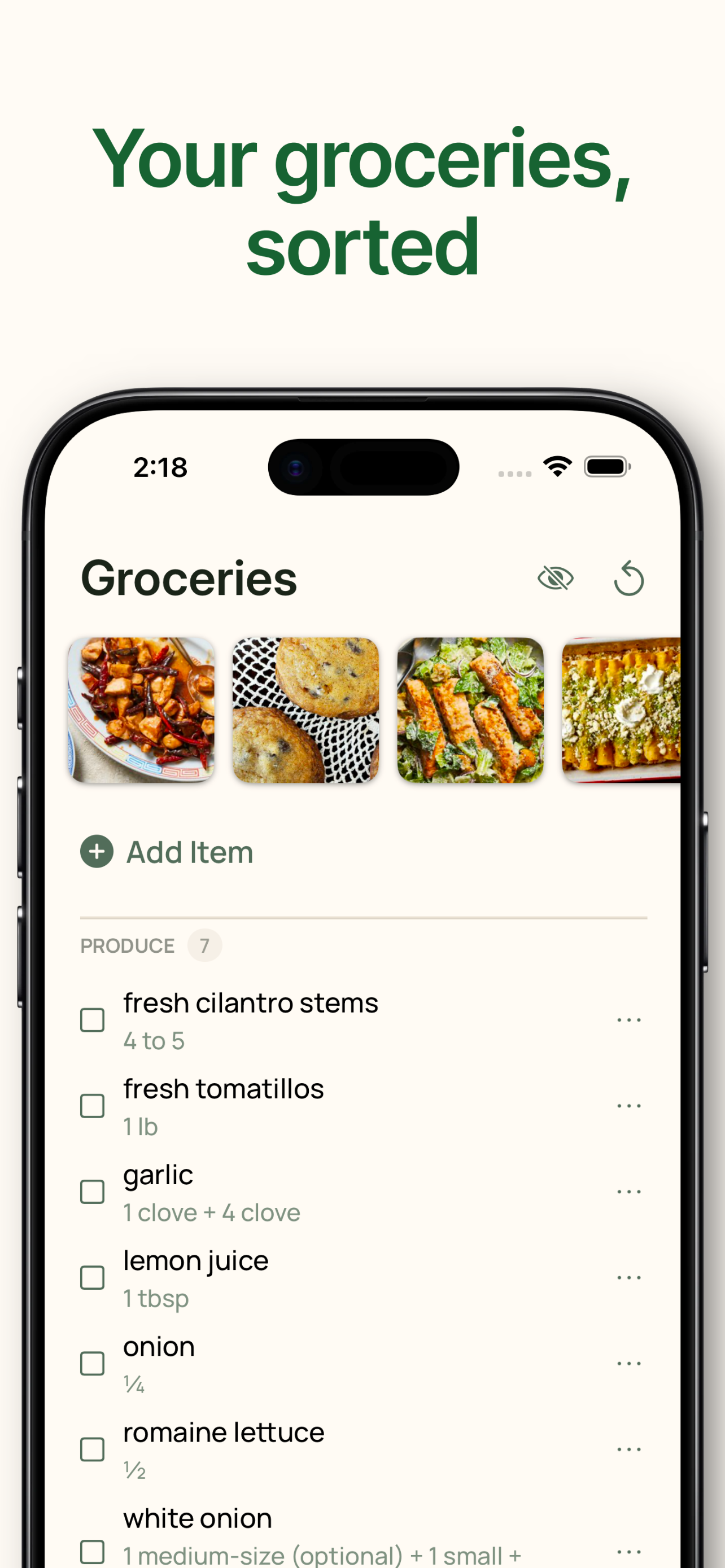 Simmerly: Meal Planner