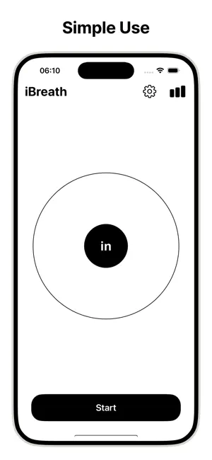 iBreath - Breathing Exercises screenshot 1