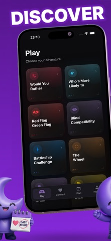 Couples Games & Quiz: Midnight iPhone screenshot