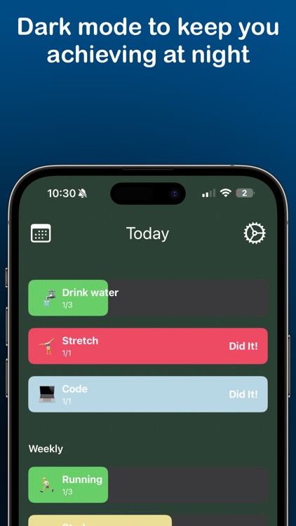 Did it: Habit Tracker screenshot-4