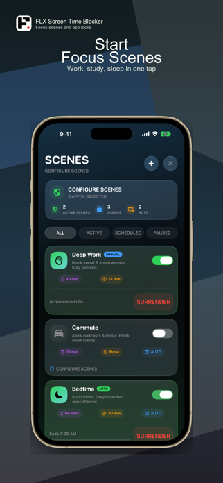 FLX: Screen Time Blocker Screenshot 2 of 5