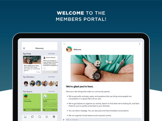 WorldLink Medical Forum iPad screenshot 3 - Medical app