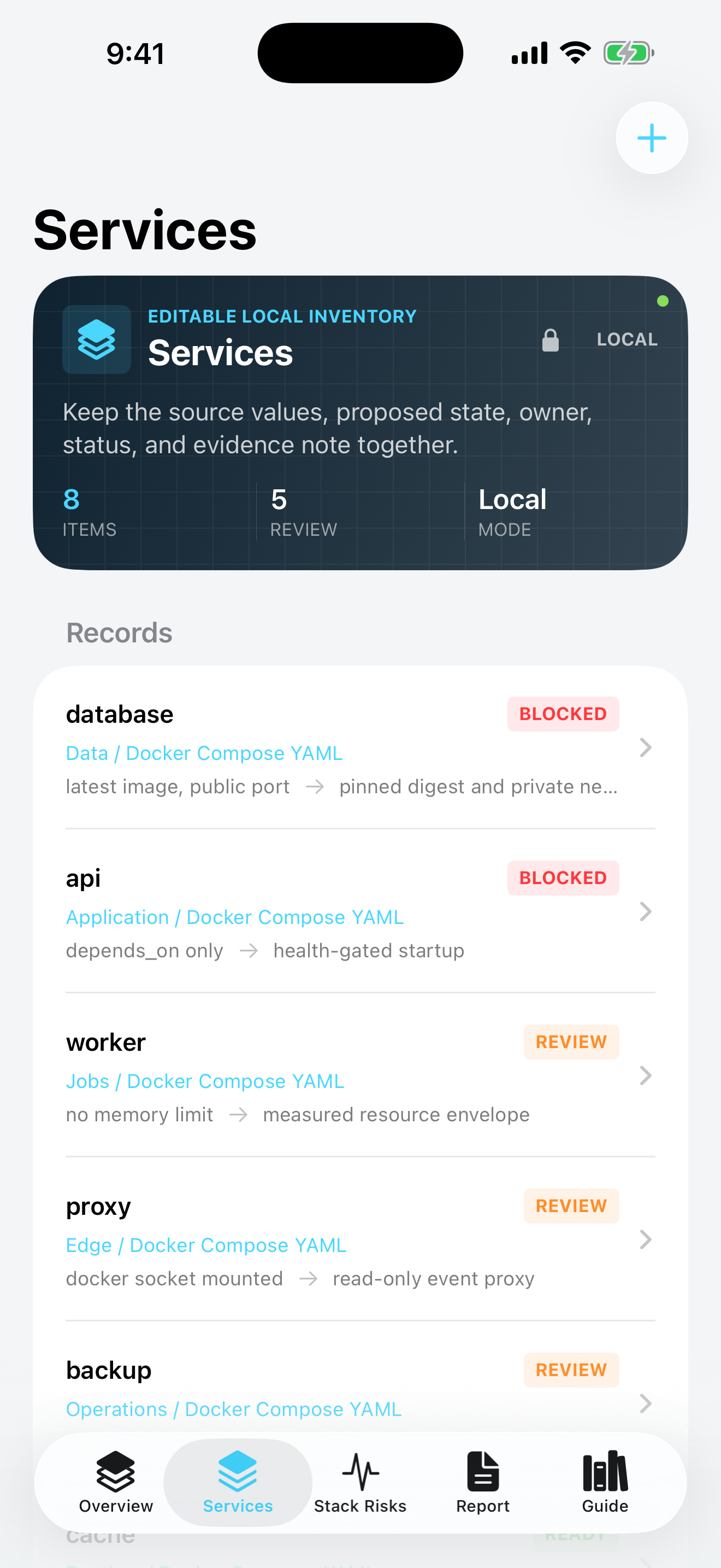 Composecanopy: Stack Audit screenshot 2 of 4