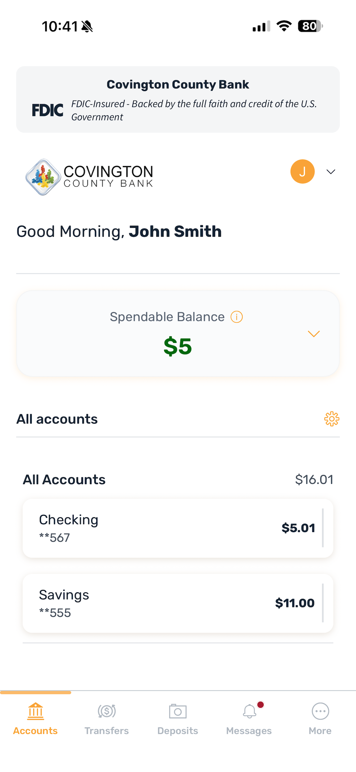 Covington County Bank Mobile screenshot 3