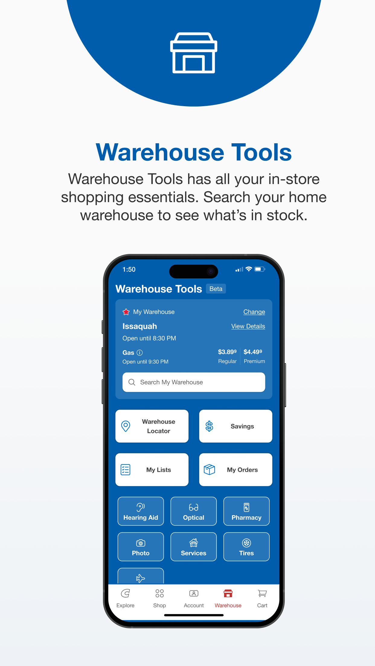 Costco screenshot 1
