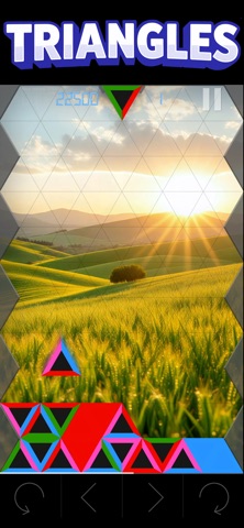 Triangles - falling block fun screenshot