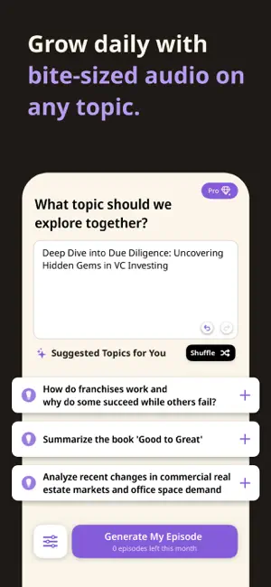 InstaPodz - AI Radio & Podcast screenshot 4