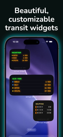 OnTrack Widgets screenshot