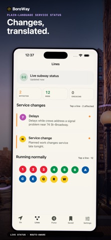 BoroWay: NYC Subway & Bus Screenshot 5 of 7