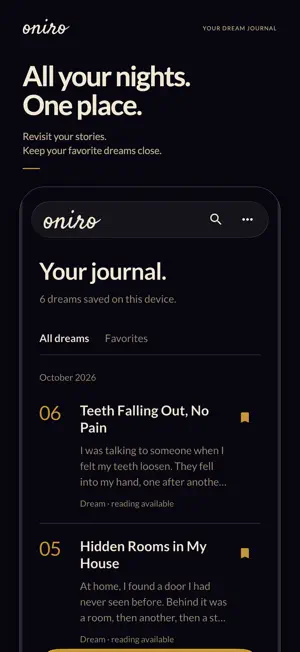 Oniro: Dream Meaning & Journal screenshot 3