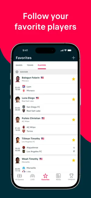 Flashscore: Live Scores & News iPhone screenshot 6