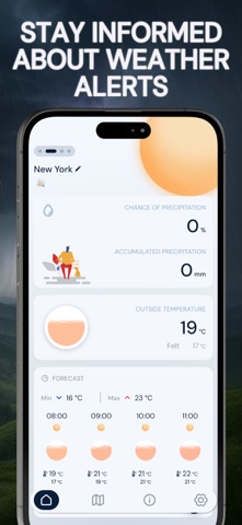 Live Weather: UV & Wind Alerts iPhone screenshot 5