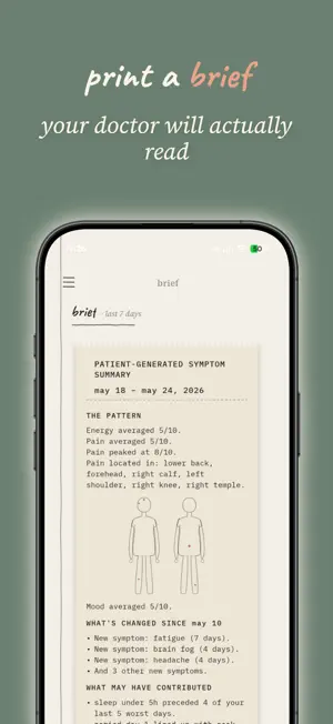 Pebble: Symptom Tracker screenshot 2