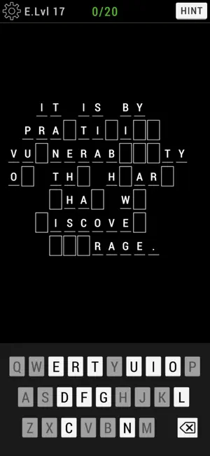 Cryptogram Cryptoquote Puzzle screenshot 1