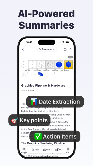 Spark: AI Note Taker, Summary Screenshot 3 of 6