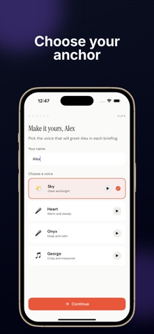 Curate News iPhone screenshot