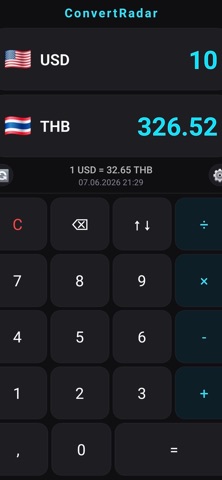 ConvertRadar: Currency Convert Screenshot 1 of 3