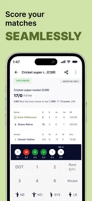 CricDost Scorer screenshot 2