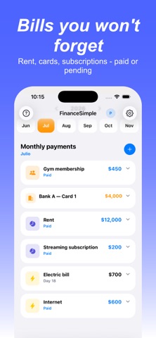 FinanceSimple Screenshot 3 of 4