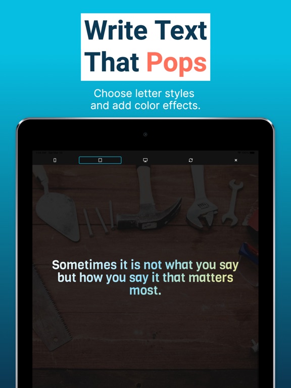 TapSite iPad screenshot 3 - Productivity app