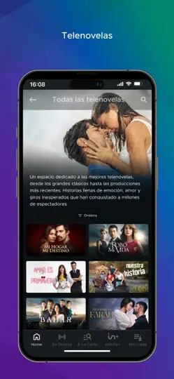 Captura de pantalla de Mediaset Infinity España en iPhone 4