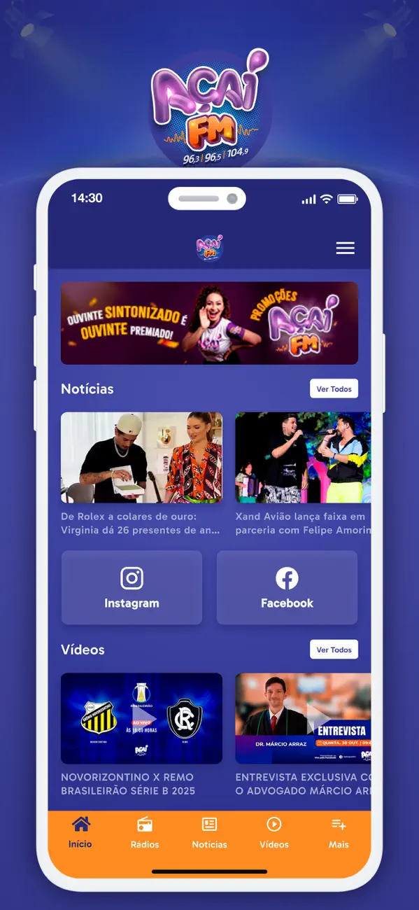 Screenshot #3 pour Açaí FM