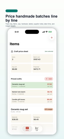 Craft Price Studio screenshot