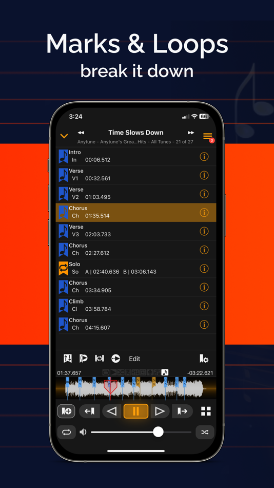 #5. Anytune Pro: Music Trainer (iOS) Podle: Anytune Inc.