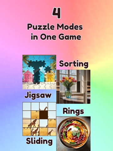 Jigsaw Puzzles & Sorting Games iPad screenshot