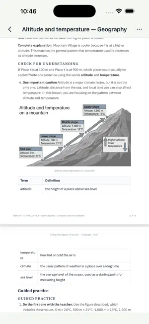 TeachThemAll: class materials screenshot 4