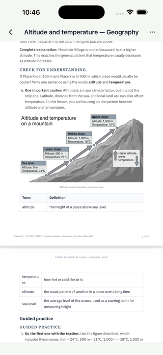 TeachThemAll: class materials Screenshot 4 of 5