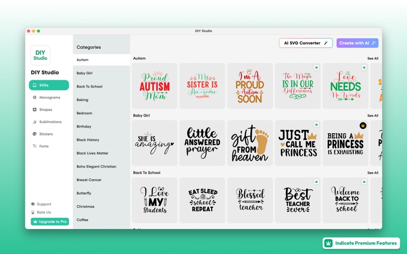 App screenshot